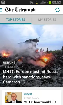 Telegraph android App screenshot 3